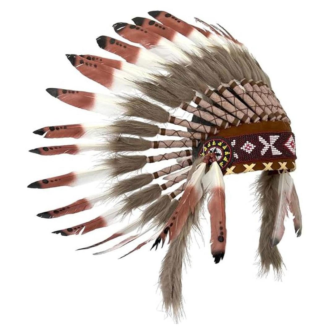American Chief Indian Native Hat Headwear Costume Accessories for Cosplay Party