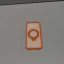 Magnetic for iPhone 17 Pro Max Case with Stash Stand, Military Grade & Full Camera Protection, Compatible with MagSafe, Anti-Slip, Translucent Matte (Orange)