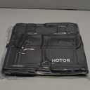 HOTOR Trunk Organizer - Car Organizer, Foldable Trunk organizer for SUVs & Sedans, Sturdy Car Organization for Car Accessories, Tools, Sundries, Black, 2 Compartments, 21.3"12.6"10.6" (Medium)