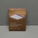 FULEN Motion Sensor Ceiling Light Fixture, Cordless Closet Light Battery Operated, Rechargeable Magnetic Mount LED Shower Light for Bathroom,Stairs,Garage,Hallway,3 Color Temperatures,Remote Control (1 Pack, White)