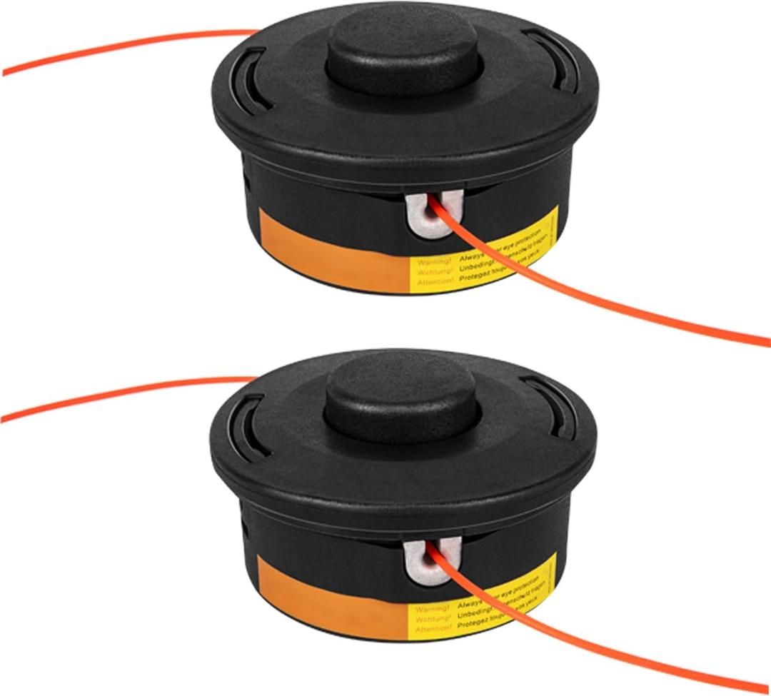 25-2 Bump Feed Trimmer Head 4002 710 2191 for FS55 FS55R FS56 FS56RC FS70 FS70R FS80 FS85 FS90 FS90R FS91R FS94R FS100RX FS110 FS111RX, 2pcs Weed Eater String Trimmer Replaces 4002 710 2108