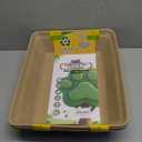 Disposable Litter Boxes for Cats Large: 2/4/6/8-Pack 17.5'' x 13.5'' Leak-Proof Sustainable for Indoor/Travel Use Standalone or as Liner 4-Pack