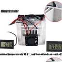Mini Air Conditioner DC 12V DIY Thermoelectric Peltier Refrigeration Cooling System Heat Sink Conduction Module Semiconductor Fridge Refrigeration Cooling System DIY Kit (Dual)