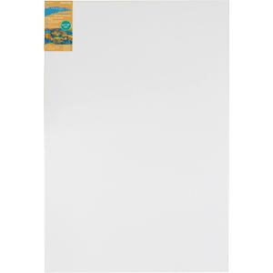 Med Weight Traditional Stretched Canvas 24 x 36, Oil & Acrylic Paints Triple Acrylic Primed Gesso Wood Frame Canvas Smooth Surface & Reduce Absorbency, Acid-Free White, 24x36 Canvas.