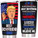 Gifts for Boyfriend Gifts from Girlfriend - Funny Anniversary Birthday Gift for Him Boyfriend Bf, Valentines Day Tumbler Cup, 20 OZ Stainless Steel Insulated Travel Coffee Tumbler Cup