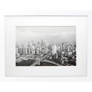12x16 White Gallery Picture Frame with 8x12 Mat - Wide Molding - Includes Attached Hanging Hardware - Display Pictures 12 x 16 or 8 x 12 Digital Photography Size - Ready to Hang Out of The Box