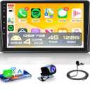 4G+128G Android 15 Car Radio for Dodge Grand Caravan 2008-2020 Chrysler Town & Country 2013-2016 Grand Voyager 2013-2016, Rimoody Car Stereo 9'' Touch Screen Wireless CarPlay Android Auto GPS/WiFi