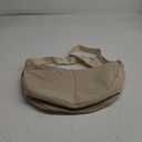 Nylon Crescent Crossbody Bag for Women Purses Trendy Men,Small Travel Sling Bag Hobo (Large, Beige)