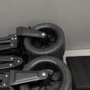 Collapsible Wagon with Table, Large Capacity Foldable Wagons Carts, Beach Wagon with Big Wheels, Heavy Duty Beach Car Utility Wagon for Outdoor Park, Shopping, Sports, Camping, Garden