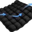 Inflatable Seat Cushion,Upgrade Travel Cushion for Airplane Without Air Pump,Pressure Relief Seat Cushion,Coccyx Tailbone Pain Relief,Cushion for Long Applicable to Various Scenarios