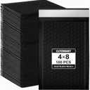 48 Small Bubble Mailers 100 Pack Waterproof Padded Envelopes Self Seal Adhesive Shipping Bags for Mailing Cards Jewelry Makeup and Small Business Packaging