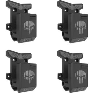 Gun Wall Mount, Gun Rack with Absolutely Strong and Solid PA Material& Frosting Treatment Display Storage Organization System Unique Low Profile Design Withstand 300Lbs of Tension