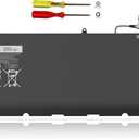 XPS 13 9350 9343 JD25G 90V7W Battery for Dell XPS 13 XPS 13 9343 9350 P54G JHXPY JHXPY53 5K9CP 05K9CP 090V7W XPS13D-9343-1708 13D-9343-3708 13-9350-D1508G 13-9350-350 13-9350-D1608 13-9350