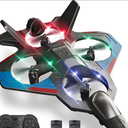 JBeeCtrl RC Planes for Kids 2.4GHZ Remote Control Airplanes for Adults 360° Flip Fighter Jet Toy RC Airplane for Beginners Boy Toys 5-7 8 9 10 11 Year Old Boy Gifts