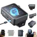 Godox X3 Pro C X3Pro C TTL Wireless GODOX Trigger for Canon, 2.4'' LCD Touchscreen,Built-in 2930mAh Li-ion Battery,2.4GHz Wireless X System with 3 Pro Shooting Modes,APP Support,USB-C Fast Charging