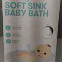 Frida Baby Soft Sink Bath, Sink Bather, Easy to Clean Bather That Supports Baby's Head (1 Count (Pack of 1))