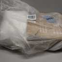 APSMILE Oversized King Feathers Down Comforter - Ultra Soft All Seasons 100% Organic Cotton Duvet Insert Medium Warm Quilted Bed Comforter with Corner Tabs (120x98, White)