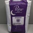 Poise Overnight Incontinence & Postpartum Pads for Bladder Leaks, 8 Drop Extra Coverage, 36 Count