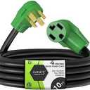 RVMATE 4 Prong Dryer Extension Cord 10 Feet, 30 Amp NEMA 14-30P to 14-30R 125V/250V Waterproof PVC Jacket, Perfect for Dryer Power Extension, ETL Listed
