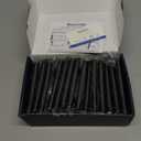 Ravinte 30 Pack | 5 Inch Cabinet Pulls Matte Black Stainless Steel Kitchen Drawer Pulls Cabinet Handles 5 InchLength, 3 Inch Hole Center