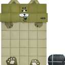 Himalaya Double Sleeping Bag, 2 Person Sleeping Bag for Adult Camping with Pillow Outdoor, Indoor, Queen Size Sleeping Bag for Cold Warm Weather