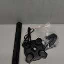 KDD Gaming Headphones Stand, Rotatable Headset Stand with Light Modes - Controller Holder with 2 USB Charging Ports and 3.5mm - Earphone Hanger Accessories for Desktop Gamer(Black)