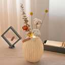 Restaurantware White Porcelain Lantern Vase