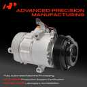 A-Premium Air Conditioner AC Compressor with Clutch Compatible with Hyundai Tucson 2.0L 2014-2015, 3-bolt Mounting