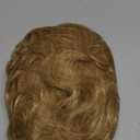 Rugelyss Vintage Short Blonde Beehive Wig with Bangs Curly Wavy Heat Resistant Synthetic Hair Wigs for Women fits 70s 80s Costume or Halloween and Party