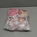 Moukeren 24 Pcs Valentine's Day Felt Heart Ornaments Stuffed Fabric Gnome Heart Bowl Filler Valentines Gifts Vase Filler Decorations for Home Wedding Basket Bowl Tiered Trays Tree Decorations