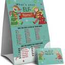 2 x Christmas Games Sign - What's Your Elf Name Game, Christmas games for families, Christmas Party Games, Holiday games22C