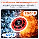 Super Loud 110dB Dual-Tone Electric Air Horn Kit - Waterproof Universal 12V Car Horn for Trucks, SUVs, Cars, Motorcycles (Easy Installation)