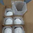 Simply Soson Ivory Pillar Candles - Set of 6, 2.5x4 Inch, Emergency & Tall, Unscented Wax Candles