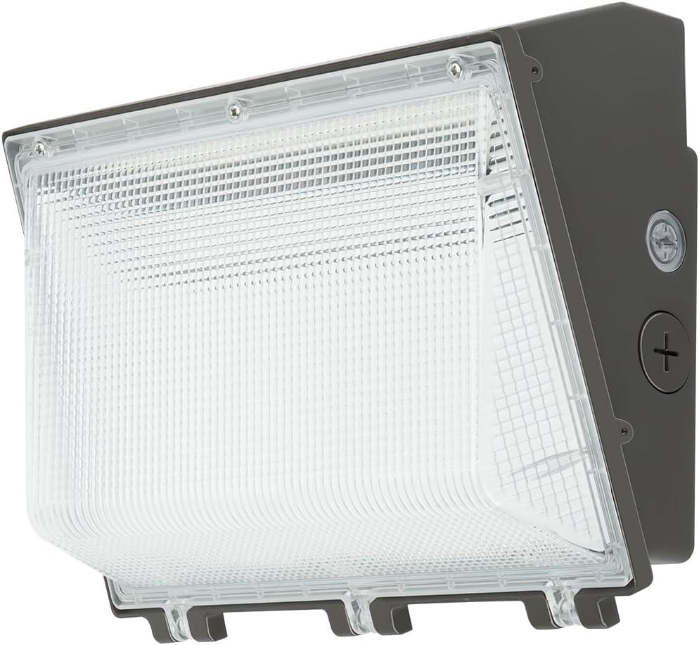 kadision 120W LED Wall Pack Light, 13200lm 5000K Daylight 100-277V, Dusk-to-Dawn Outdoor Lighting Fixture for Parking Lots, Backyards, ETL Listed