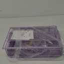 Marbrasse Desk Organizers, 4-Tier Mesh Desk File Organizer with 5 Vertical File Holders and 2 Pen Holders, Multifunction Desktop Organizer,Desk Organizers and Accessories for Home Office (Purple)