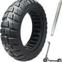 10X2.75-6.5 Scooter Tires, 70/ 65-6.5 Solid Tire, 10 Inch Scooter Tire, 10x2.70-6.5 Tubeless Tire Electric Scooter Wheels Replacement for Hiboy Max3 Alpha Evercross H5 Hover 1