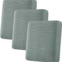 H.VERSAILTEX Super Stretch Individual Seat Cushion Covers Sofa Covers Couch Cushion Covers Slipcover Sets Thick Jacquard Textured Twill Fabric (3 Piece Sofa Cushion Covers, Sage)