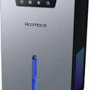 Dehumidifier,2 in 1 Humidifier Dehumidifier Combo,102 OZ Water Tank Dehumidifiers for Home Bedroom,Basement Bathroom,Auto Shut Off,Sleep Mode,7 Colors LED Light (gray)