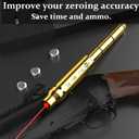 5 x Bore Sighting Laser .22LR/.223/.177/.38SPL/9mm Caliber Red Dot, End Barrel Laser Boresighter with 2 Set of Batteries Bore Sighter Fit for Pistol, Rifle & Air Guns (.17HMR/.177CAL)