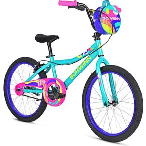 Schwinn Elm 12-Inch Bike for Kids Ages 3-5, Built for Safety and Comfort, Quick Assembly, Beginner Training Wheel Bicycle, 20" Wheel