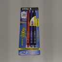 PILOT FriXion Clicker Erasable, Refillable & Retractable Gel Ink Pens, Fine Point, Black/Blue/Red Inks, 3-Pack (31467)