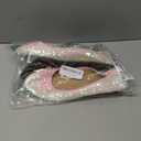 New Womens Sequins Ballerina Ballet Flats Shoes 2001 Pink Sequin 9/ 10