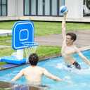 Uladis 2 Pack Pool Basketball - Choose Between Size 3 and Size 6, Waterproof Ball with Anti-Slip Grip, Sturdy for Swimming Pool Basketball Hoops & Games