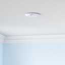 CLOUDY BAY Motion Sensor Ceiling Light Indoor,120V CRI90 10W 5000K Bright Day Light,6.5 inch LED Flush Mount Ceiling Lighting Fixture for Garage,Walk-in Closet,Attic,Pantry Wet Location White Finish