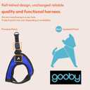 Gooby Escape Free Easy Fit Harness - Red, Small - No Pull Step-in Patented Dog Harness with Quick Release Buckle for Small to Medium Dogs