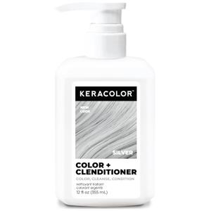 Keracolor Color + Clenditioner 3-in-1 Color-Depositing Conditioner, Gently Cleanses & Conditions, Semi-Permanent Hair Color, 23 Shades, 12 Fl Oz