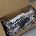 FARBIN Air Horn 24V Super Loud Car Horn, Chrome Zinc Dual Trumpet with Compressor, Wire Harness and Switch, for Any 24V Vehicles Trains Boats Vans Buses (Silver)