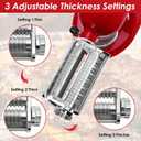 Meat Tenderizer Attachment for KitchenAid Stand Mixer, 3 Adjustable Thickness, Stainless Steel Meat Tenderizer Tool, Dishwasher SafeSuitable for Steaks, Pork Chops