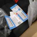 Clek Oobr High Back Booster Seat with Adjustable Headrest, Reclining Design, Latch System, and Retardant-Free Fabric (Latte Ziip)