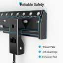Supcline No Stud TV Wall Mount for 26-65 Inch TV up to 154 lbs, No Drill & Non Damage Drywall Studless TV Mount, Max VESA 400x400mm, Dry Wall Flat Screen Easy Install Wall Mount tv Bracket